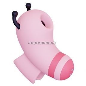 Вакуумный стимулятор на палец с микротоками CuteVibe Beebe, розовый 2