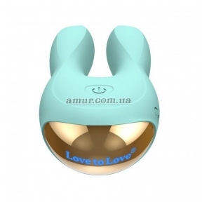 Вибратор-кролик Love To Love Hear Me Menthe с двумя моторчиками и LED-подсветкой 7