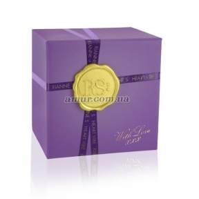 Вибратор-сердечко Rianne S: Heart Vibe Purple, 10 режимов, подарочная упаковка 1