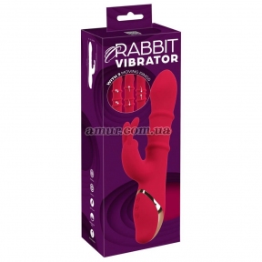 Вибратор-кролик «Rabbit Vibrator», с 3 подвижными кольцами, 10 режимов вибрации 12