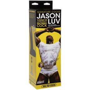 Фалоімітатор Doc Johnson Jason Luv 10 Inch Cock, зі зліпком пеніса, Vac-U-Lock 4