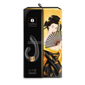 Вібратор-кролик Shunga Miyo Black 3