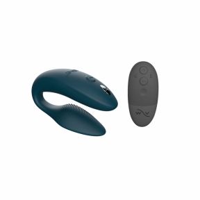 Смарт-вібратор для пар We-Vibe Sync 2, зелений, 10 віброрежимів, пульт ДК 0