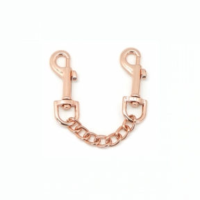 Наручники Liebe Seele Rose Gold Memory Wrist Cuff, натуральная кожа, розовое золото 7