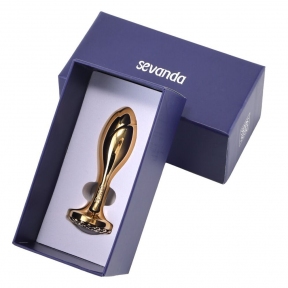 Анальная пробка LOCKINK SEVANDA Pearl Rose-shape Anal Plug 5