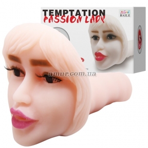 Мастурбатор лицо с вибрацией «Temptation Passion Lady» 8