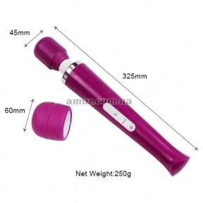 Вибратор-микрофон «Magic Massager Wand», фиолетовый, 10 функций 7