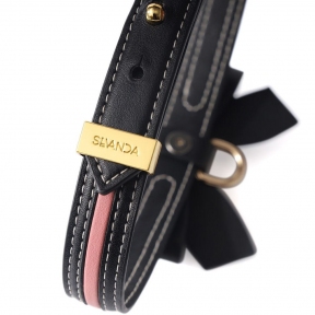 Поводок LOCKINK SEVANDA Love Heart Butterfly Leather Collar Set 3