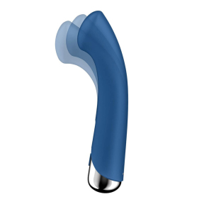 Вибратор с ротацией Satisfyer Spinning G-Spot 1, синий 0