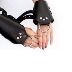 Манжеты для подвеса за руки Kinky Hand Cuffs For Suspension из натуральной кожи 0