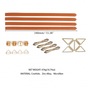 Набір для зв'язування LOCKINK Hogtie Set, коричневий 7