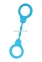 Силиконовые наручники «A-Toys By Toyfa» голубые 0