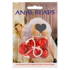 Анальные шарики «Clear Anal Beads» 1
