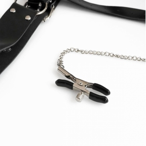 Бондажний набір із металевим анальним гаком Art of Sex Beatrice Bondage set with anal hook № 2 5