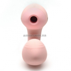 Вакуумный вибратор Kistoy Tina Mini Light Pink, вагинально-клиторальный 1