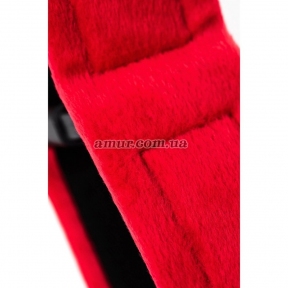 Поножі «Anonymo 0156», тканина велюр, червоні 10