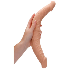 Двусторонний фаллоимитатор RealRock Realistic Double Dong, 36 см 1