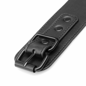 Поножи Bedroom Fantasies: Faux Leather Ankle Cuffs, черные 4