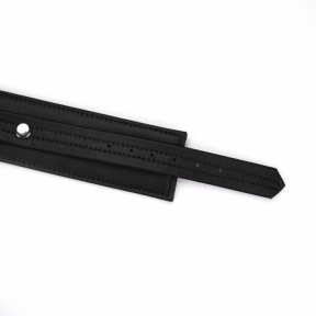 Поножі Liebe Seele Black Organosilicon Anklecuffs, екошкіра 3