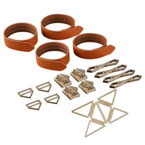 Набір для зв'язування LOCKINK Hogtie Set, коричневий 0