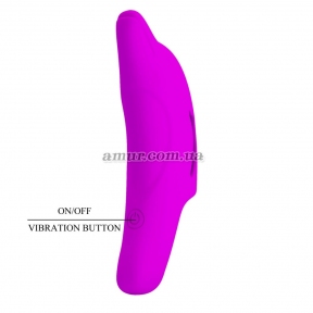 Насадка на палец с вибрацией Delphini Honey Finger, фиолетовая, 10 режимов 5