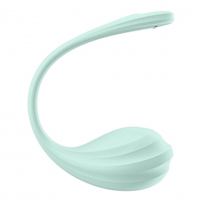 Смарт-віброяйце Satisfyer Smooth Petal Connect App, колір м'яти 0