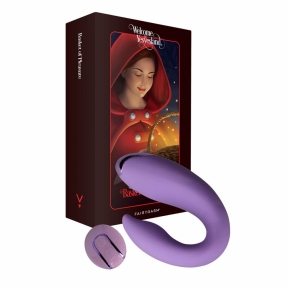 Вибратор для пар FairyGasm PleasureBerry, фиолетовый, зарядный кейс, пульт ДУ 9