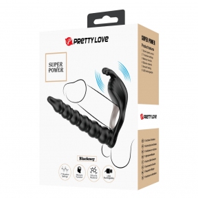 Вібронасадка «Pretty Love Blackney», для подвійного проникнення, 7 режимів вібрації 6