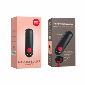 Вибропуля Fun Factory Massage BULLET, черная, диаметр 2,5 см, 3 скорости, 3 рисунка вибрации 4