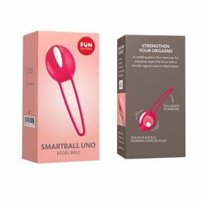 Вагінальна кулька Fun Factory SMARTBALL UNO, червона, одинарна, діаметр 3,6 см 6