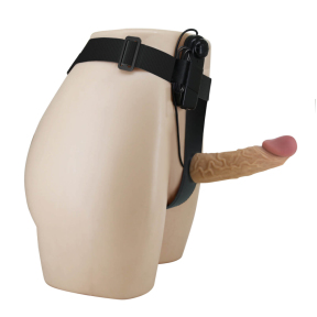 Полый, мужской страпон «Harness Briefs Draven 6.8», +7 см, с вибрацией на ремешках 1