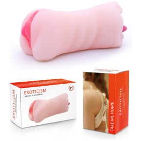 Двусторонний мастурбатор Eroticism, ротик и вагина 4