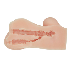 Мастурбатор мини-торс, вагина с сиськами «Crazy Bull Hannah», телесный 4