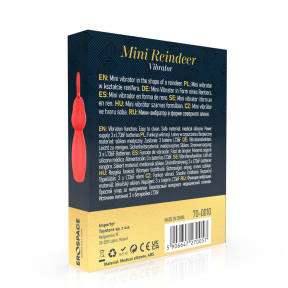 Мини-вибратор Sweet Play Mini Reindeer A10, красный 5