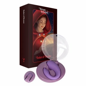 Вибратор для пар FairyGasm PleasureBerry, фиолетовый, зарядный кейс, пульт ДУ 8