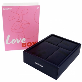 Подарочный набор Satisfyer Love Box, игрушка для него и для нее, белье, мешочек для хранения 0