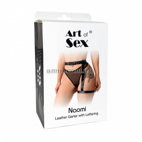 Гартер на ногу Art of Sex - Naomi с надписью SEXY, розовый 2
