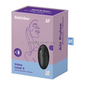 Вакуумный стимулятор Satisfyer Vulva Lover 3, черный 2