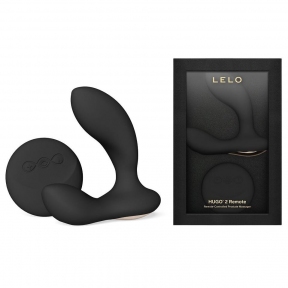 Масажер простати LELO Hugo 2 Remote, чорний, 2 мотори, дуже потужний, пульт ДУ 0