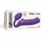 Безремневий страпон з вібрацією Strap-On-Me Vibrating Violet XL, діаметр 4,5 см, пульт ДУ 4