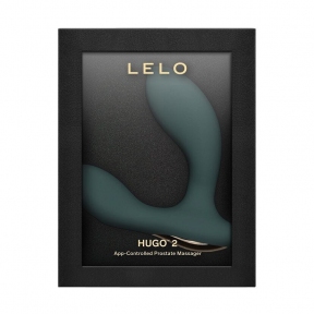 Смарт-масажер простати LELO Hugo 2, зелений, 2 мотори, підвищена потужність 3