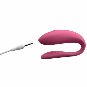 Смарт-вібратор для пар We-Vibe Sync Lite Pink, 10 віброрежимів, можна поєднувати з актом 4