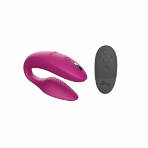 Смарт-вибратор для пар We-Vibe Sync 2, розовый, 10 виброрежимов, пульт ДУ 0