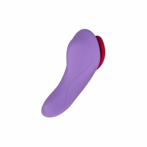 Вибратор в трусики FairyGasm HeartGem violet, на магните, пульт ДУ 3