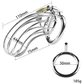Металевий пояс вірності Metal Penis Cock Cage 5