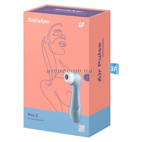 Вакуумный стимулятор Satisfyer Pro 2, голубой 9