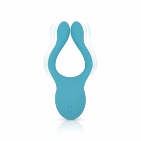 Универсальный вибратор для пар Cala Azul – Dani Couples Toy, 10 режимов 0