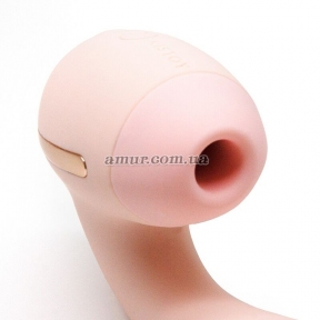 Вакуумный вибратор Kistoy Tina Mini Light Pink, вагинально-клиторальный 4