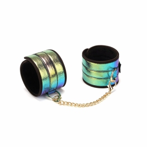 БДСМ-набор Liebe Seele Vivid Rainbow 8 Pieces Set, 8 аксессуаров, экокожа на бархатной основе 9