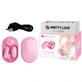 Вакуумний стимулятор з віброяйцем «Pretty Love Magic Box» 8